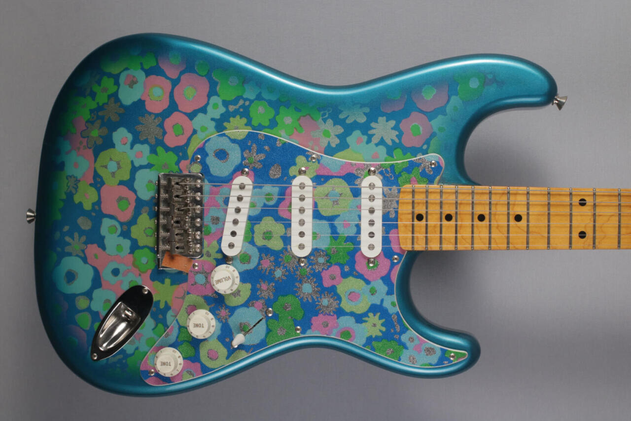 Fender MIJ Stratocaster Blue Flower Used – Bild 3