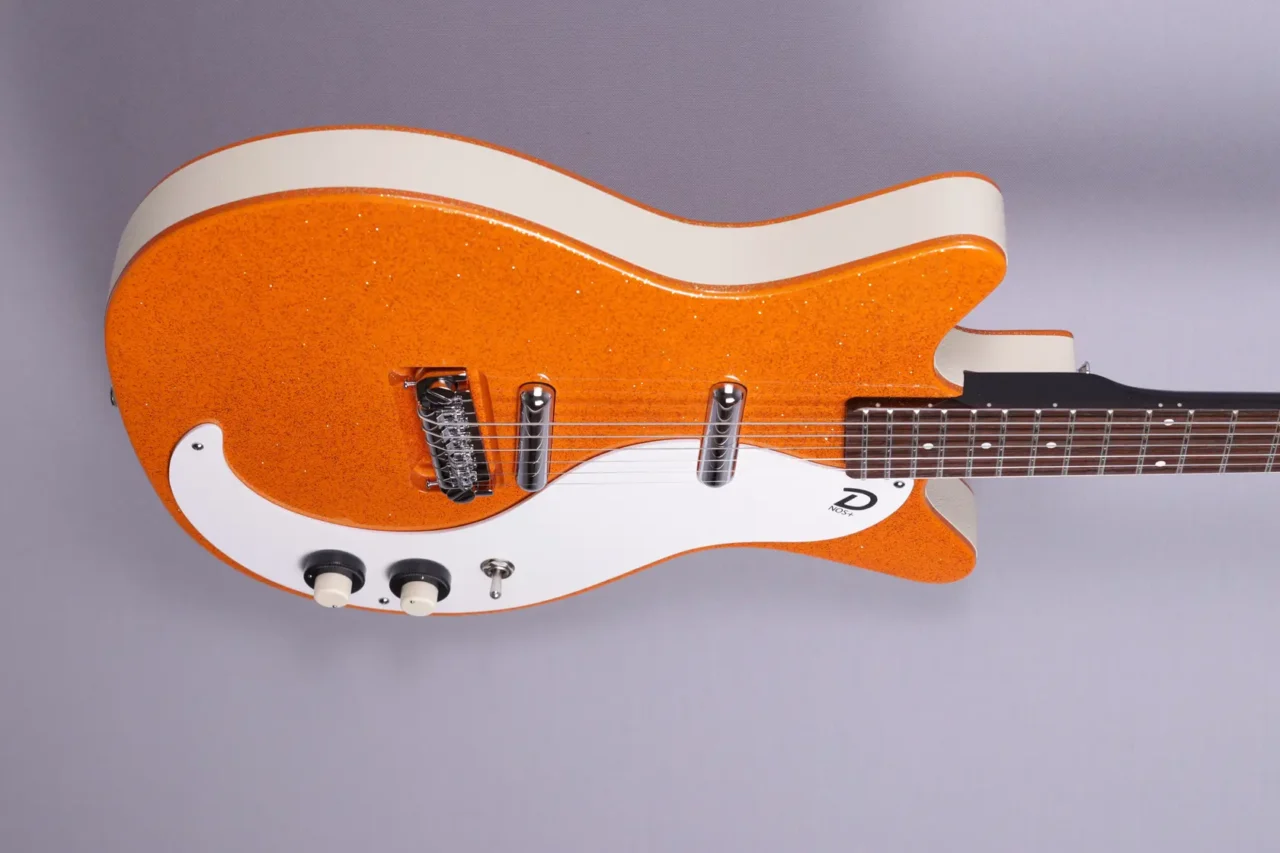 Danelectro 59M NOS+ Orange Metal Flake – Bild 4