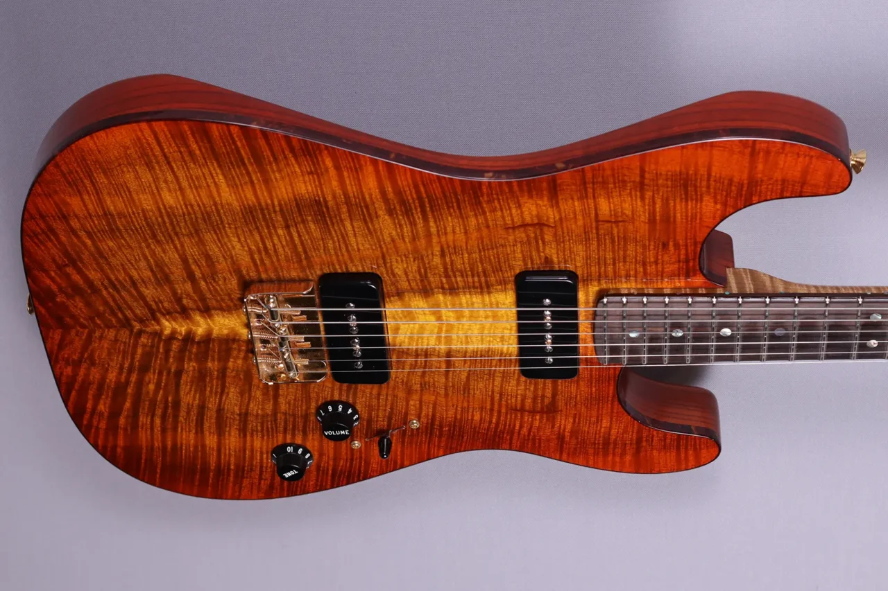 Fender Master Built Greg Fessler Koa Top Artisan Used – Bild 4