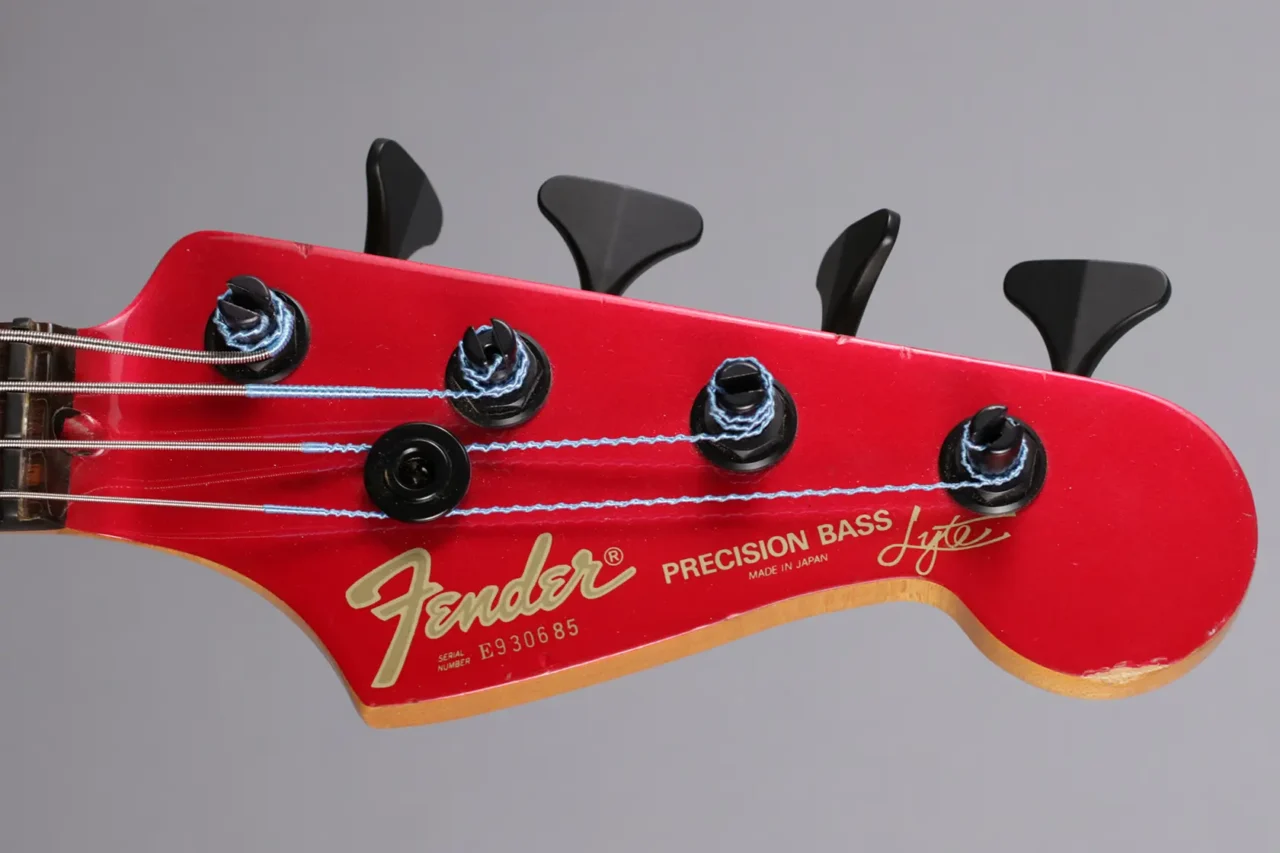 Fender Precision Lyte MIJ Candy Apple Red Used – Bild 5