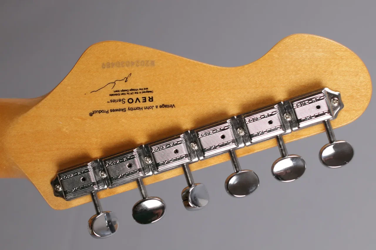 Vintage Revo Surfmaster Thinline Twin Trans Orange – Bild 6