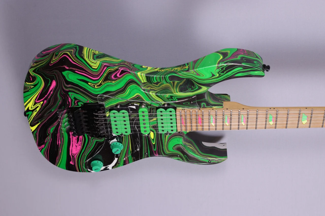 Ibanez JEM Green Swirl Used – Bild 4