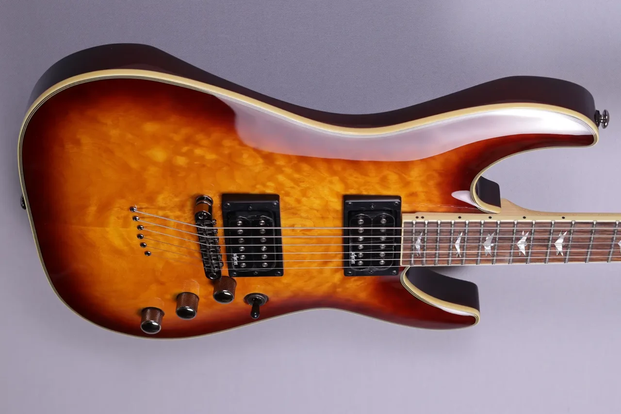 Schecter Omen 6 Extreme Vintage Sunburst – Bild 4