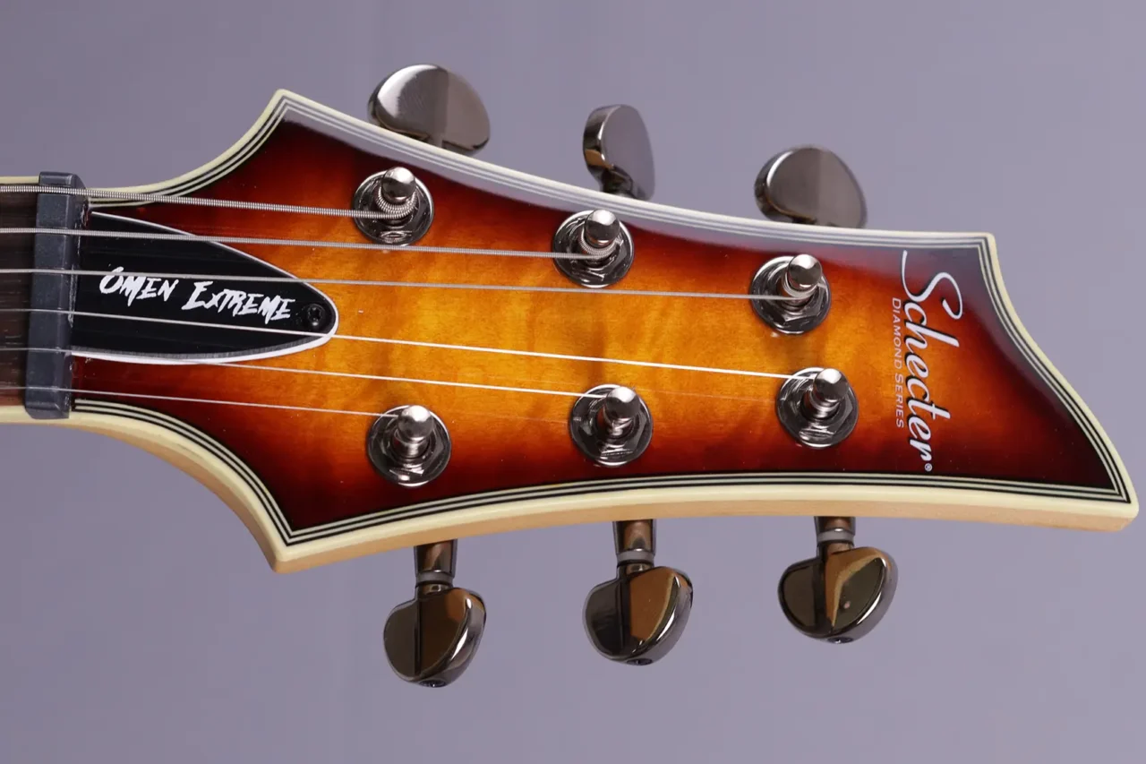 Schecter Omen 6 Extreme Vintage Sunburst – Bild 5