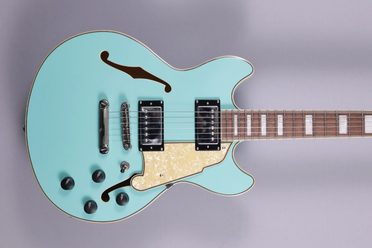D'Angelico Premier Mini DC Surf Green – Bild 3