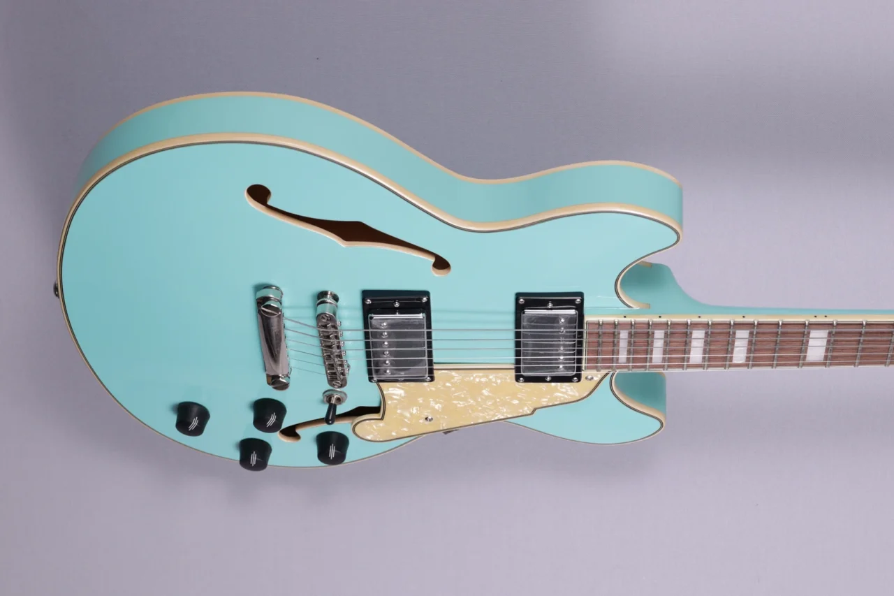 D'Angelico Premier Mini DC Surf Green – Bild 4