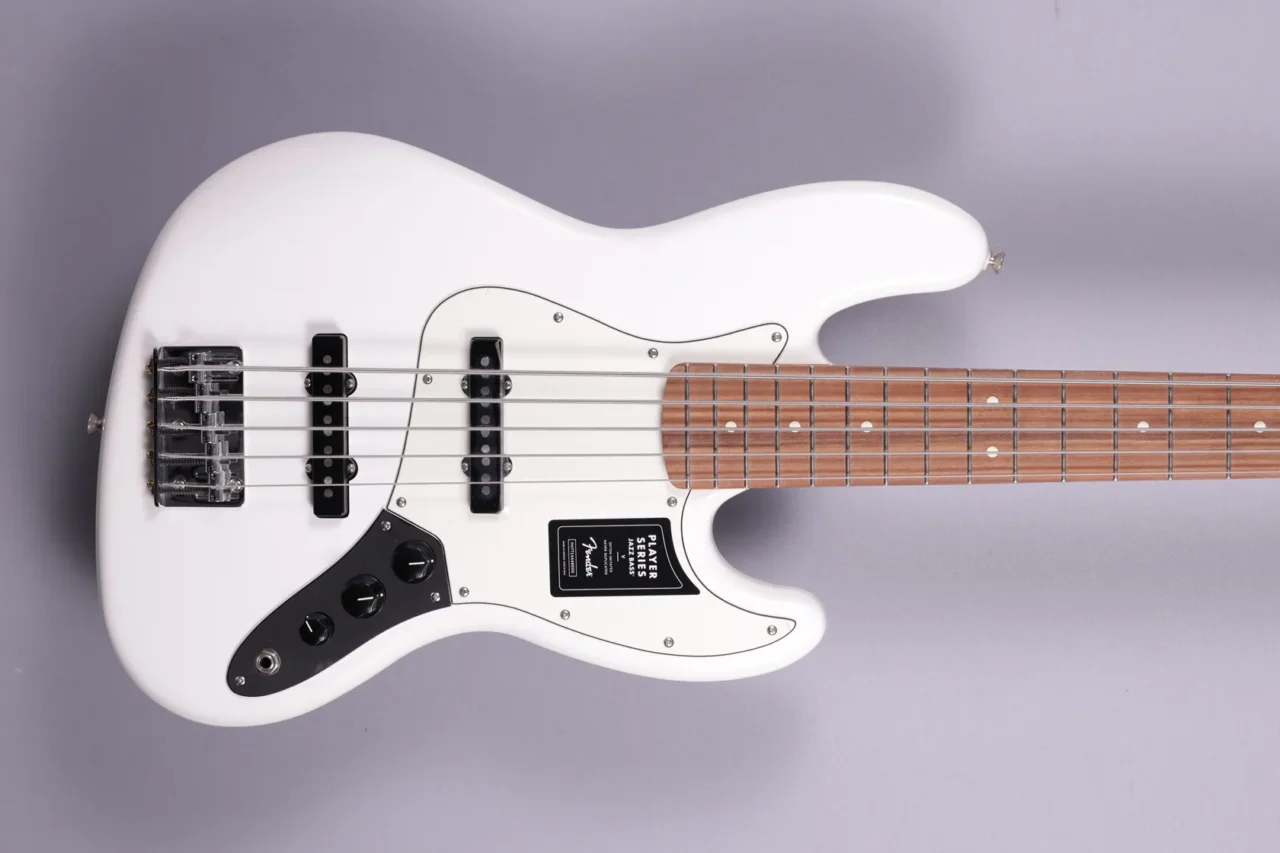 Fender Player Jazz Bass V PF-OWT – Bild 3