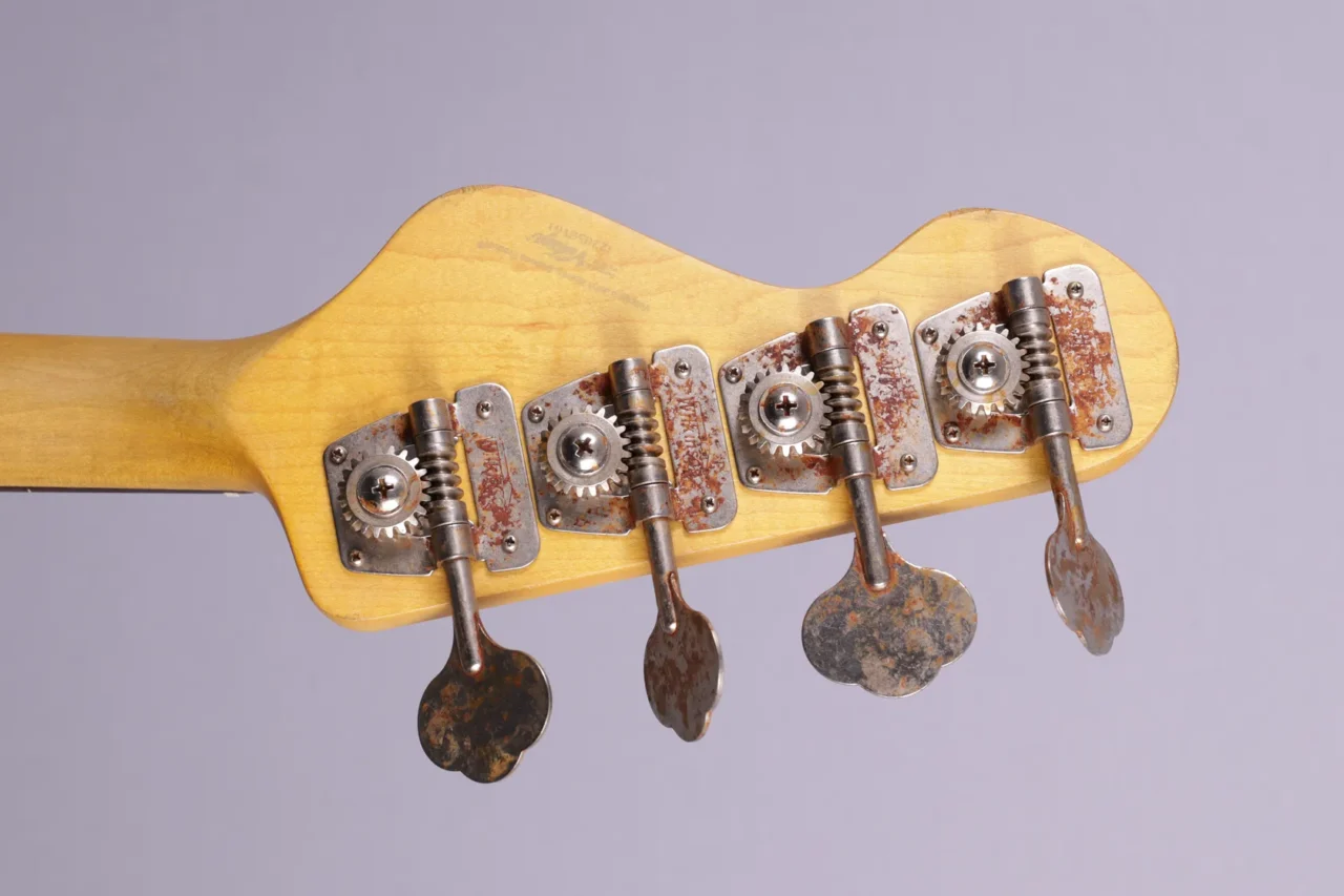 Vintage Icon  Fretless Distressed Sunset Burst E-Bass – Bild 6