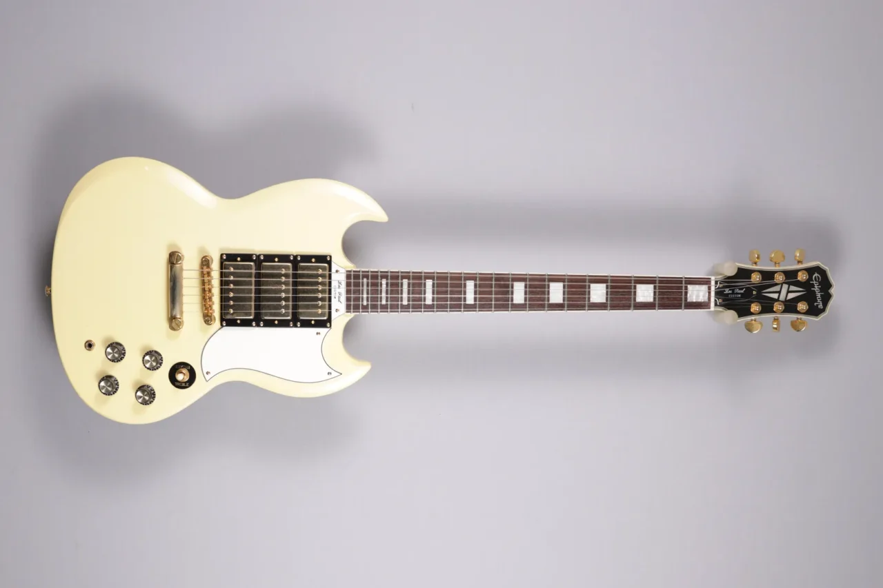 Epiphone Les Paul Custom SG white