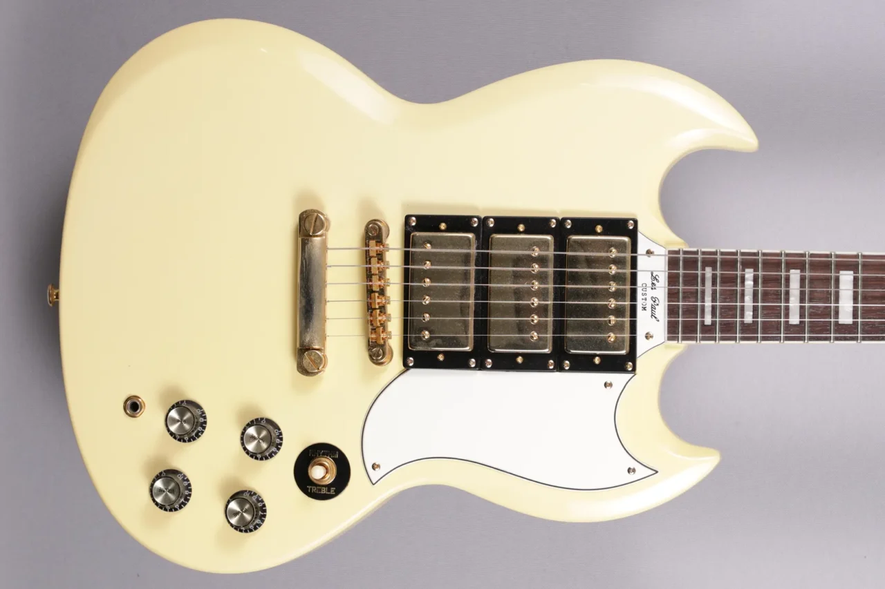 Epiphone Les Paul Custom SG white – Bild 3