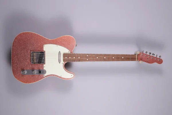 Nashguitars T-63 Pink Sparkle aged