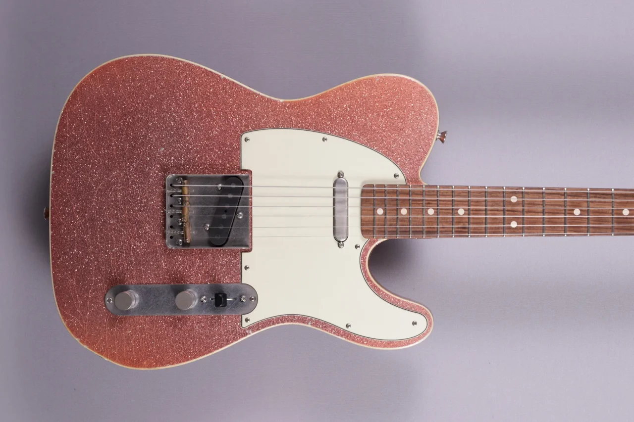 Nashguitars T-63 Pink Sparkle aged – Bild 3