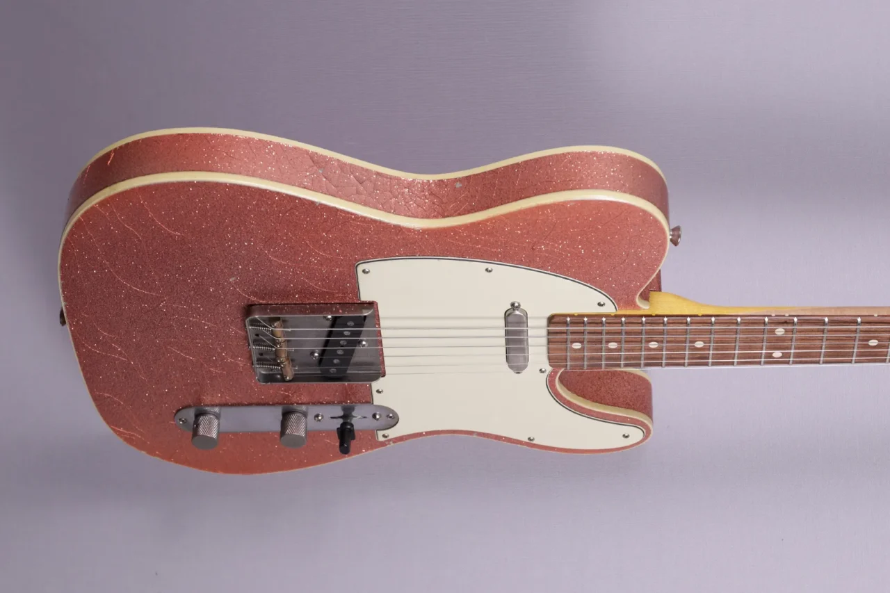 Nashguitars T-63 Pink Sparkle aged – Bild 4