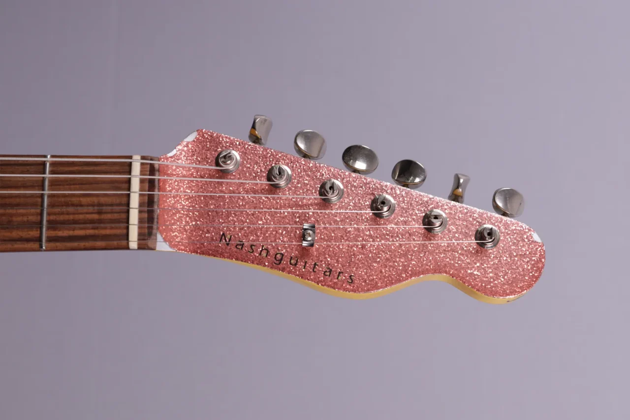 Nashguitars T-63 Pink Sparkle aged – Bild 5