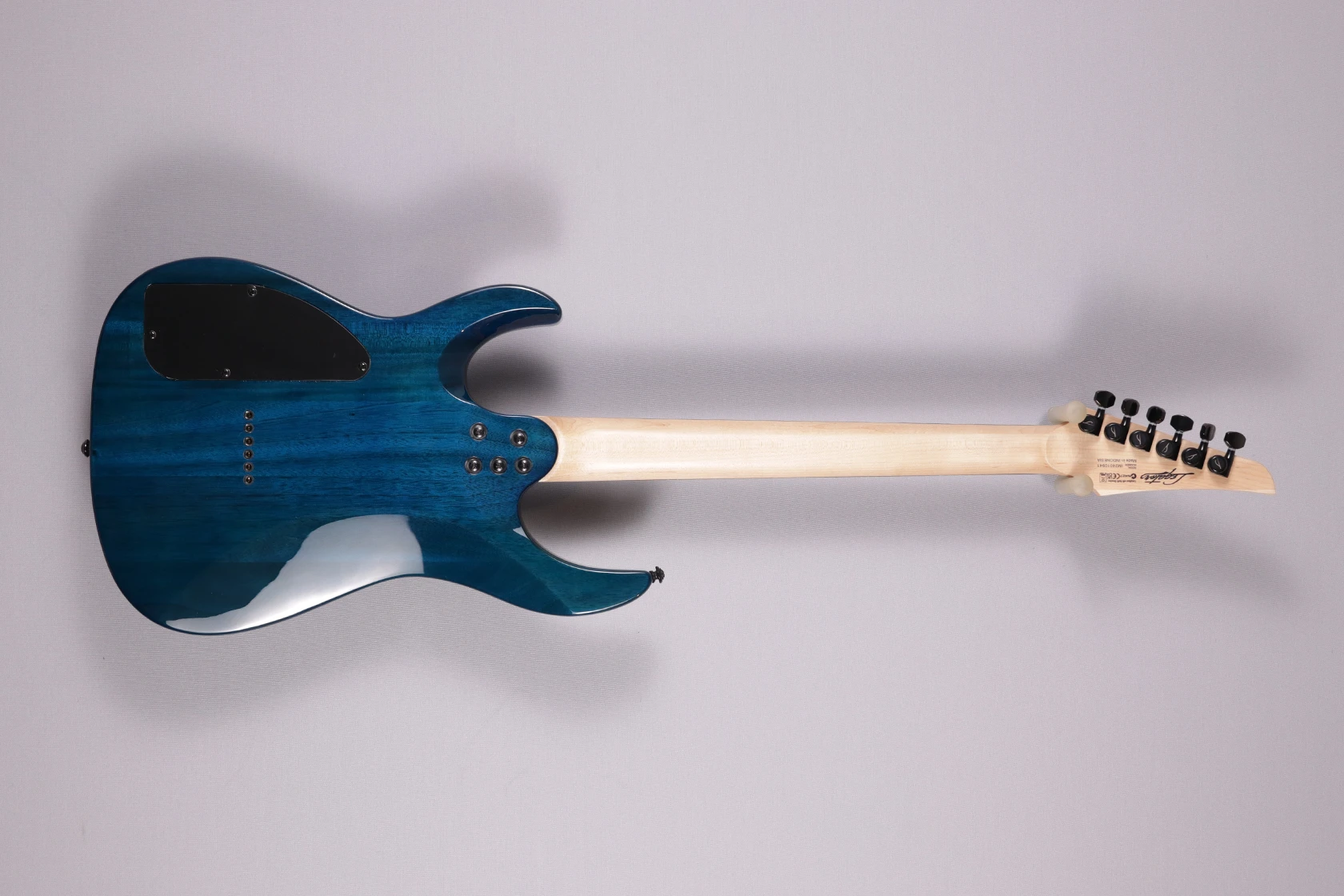 Legator Guitars Ninja Super Shred Standard Scale 6-ST Blue Burl – Bild 2