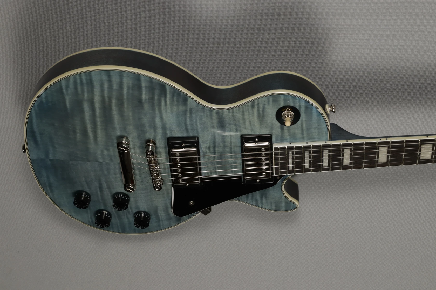 Epiphone Les Paul Custom-Translucent Blue – Bild 4