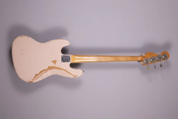 Alternative view of Fender Flea Signature Jazz Bass Road Worn Shell Pink