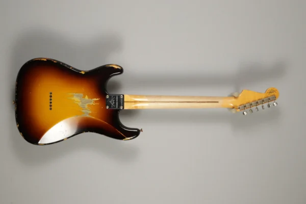 Alternative view of Fender 2021 Custom Shop Stratocaster Heavy Relic Faded Aged 2-Color Sunburst