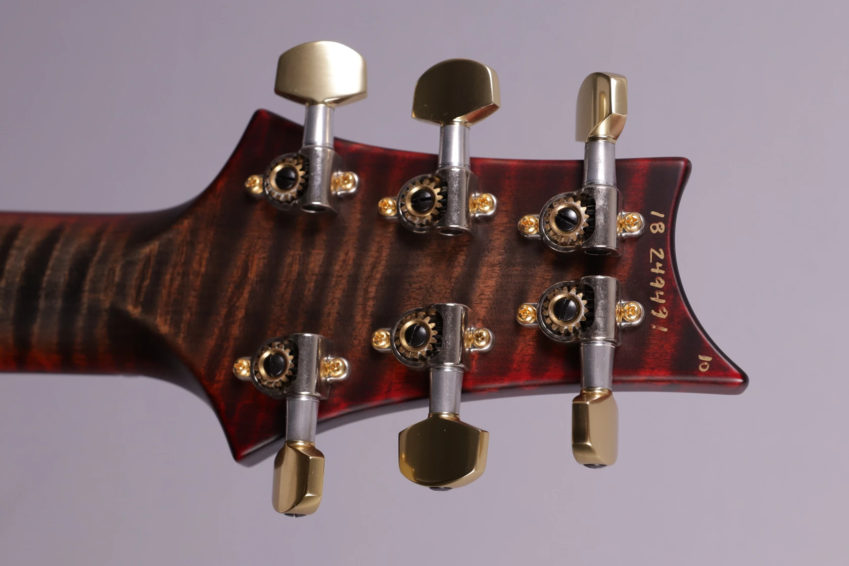 PRS Custom 24 Wood Library 10 Top Charcoal Tri-Color Burst session Select – Bild 6